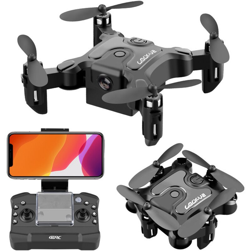 mini drone com câmera hd mãos-alto, quadricóptero com controle remoto, wi-fi, fpv, brinquedo para crianças 4.8