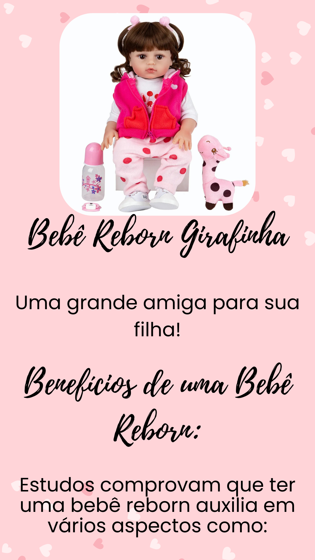 Bebe Reborn Girafinha. 