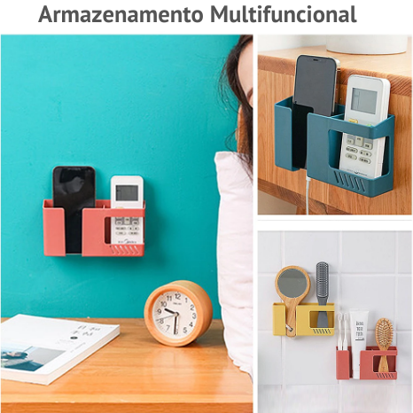 Suporte Multiuso de Parede para Celular e Controle