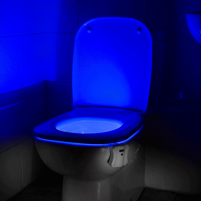 Luz noturna do banheiro PIR Sensor de movimento Luzes do banheiro LED Lâmpada noturna do