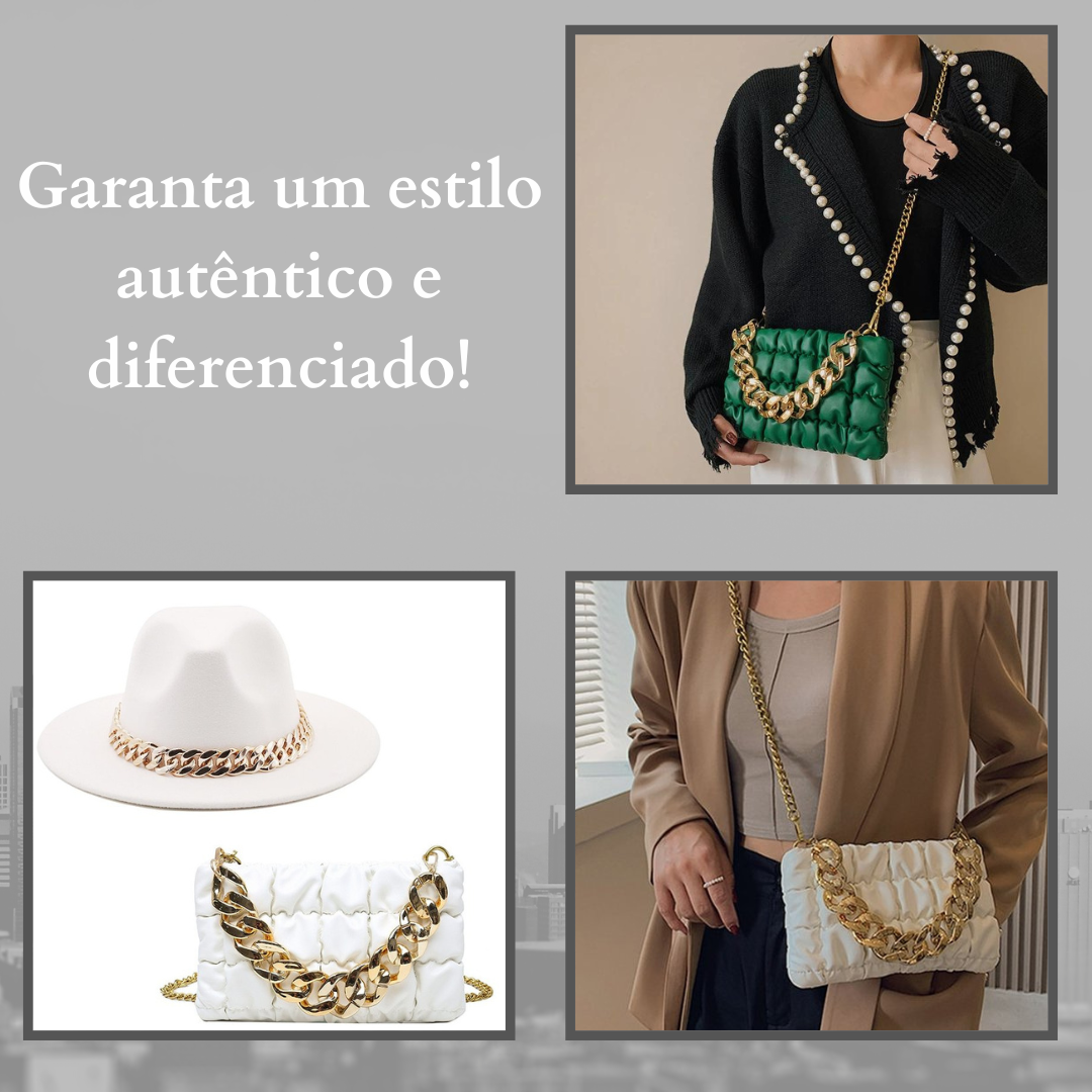 Combo Chapéu e Bolsa – LuxoJazz, Bolsa e Chapéu, Combo Chapéu e Bolsa, Kit Chapéu e Bolsa, Bolsa + Chapéu