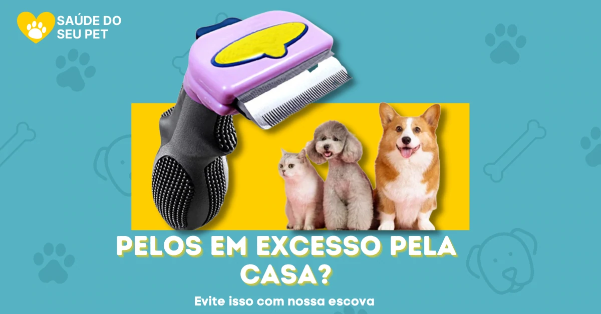 Escova e pente removedor de pelos Funimei