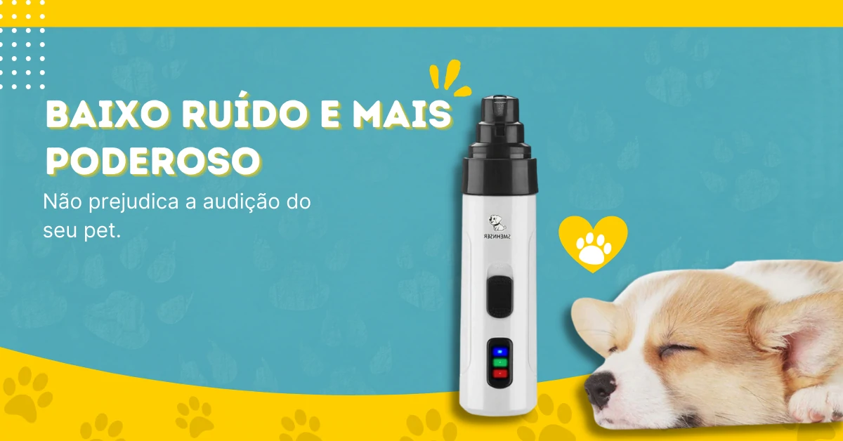 Aparador elétrico para unhas Pet Serpet