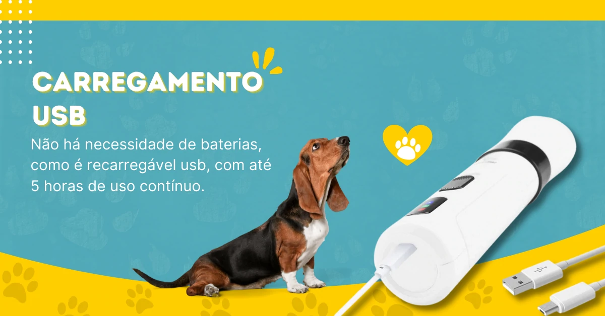 Aparador elétrico para unhas Pet Serpet