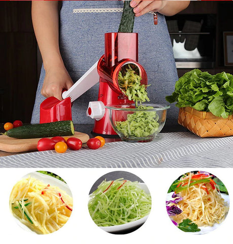 Fatiador de Alimentos Multifuncional 3 em 1 - Ultra Slicer Plus