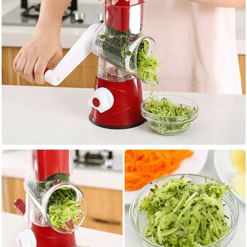 Fatiador de Alimentos Multifuncional 3 em 1 - Ultra Slicer Plus