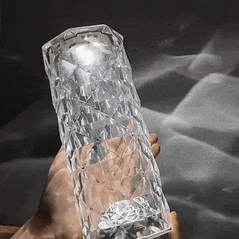 Luminária de Luxo Cristal Light 16 Cores - Sensível ao Toque + Controle Remoto