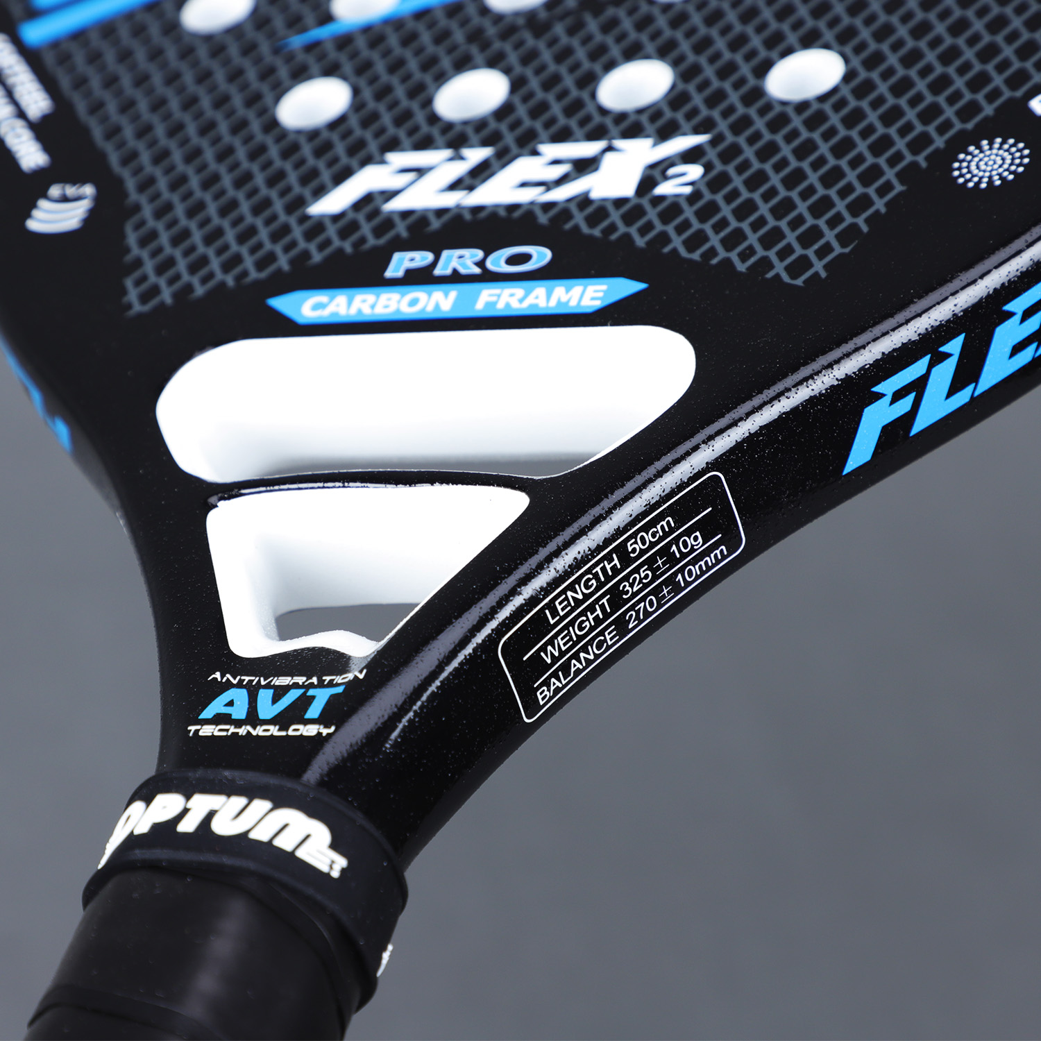 Raquete de Beach Tennis Optum flex 2 Pro Carbon Frame