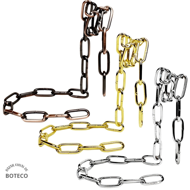 Suporte de Vinho Corrente em Ferro