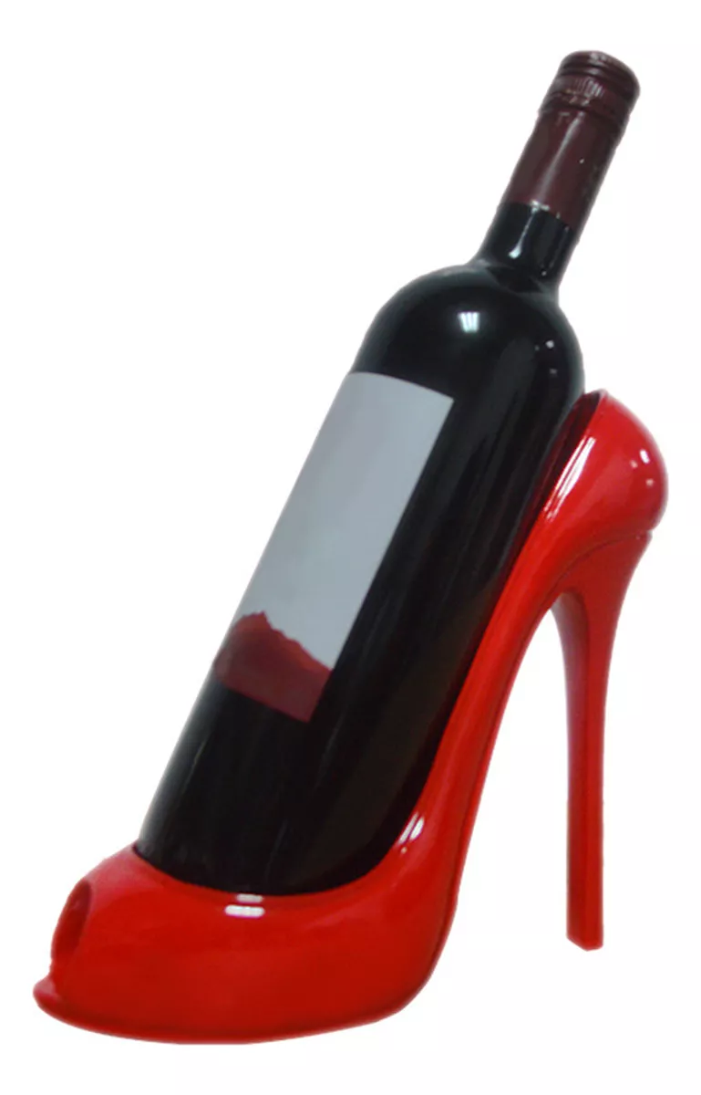 Suporte de Garrafas Formato Sapato Alto Bazar Coisas de Boteco