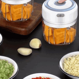 Mini processador de alimentos - Triturador Elétrico Portátil