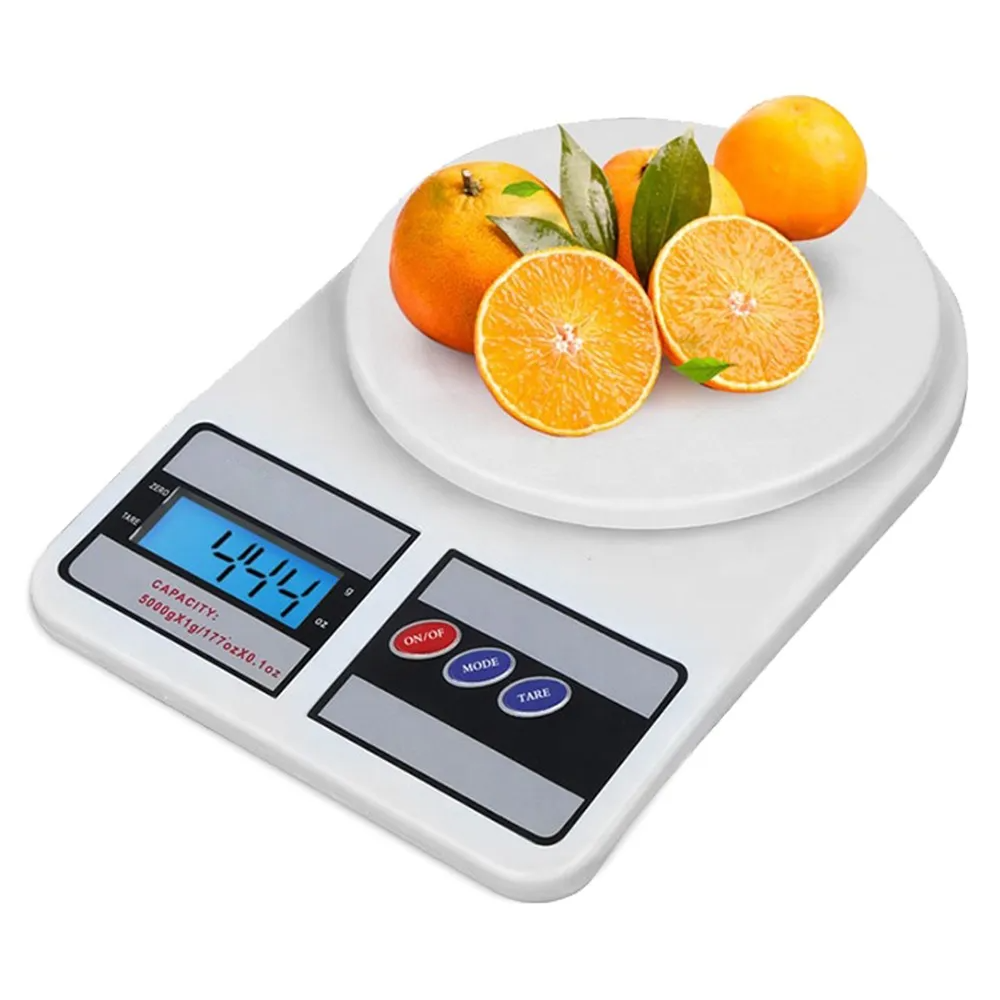 Balança de Cozinha Digital Alta Precisão Compacta Fitness Dieta Alimentos 10  kg