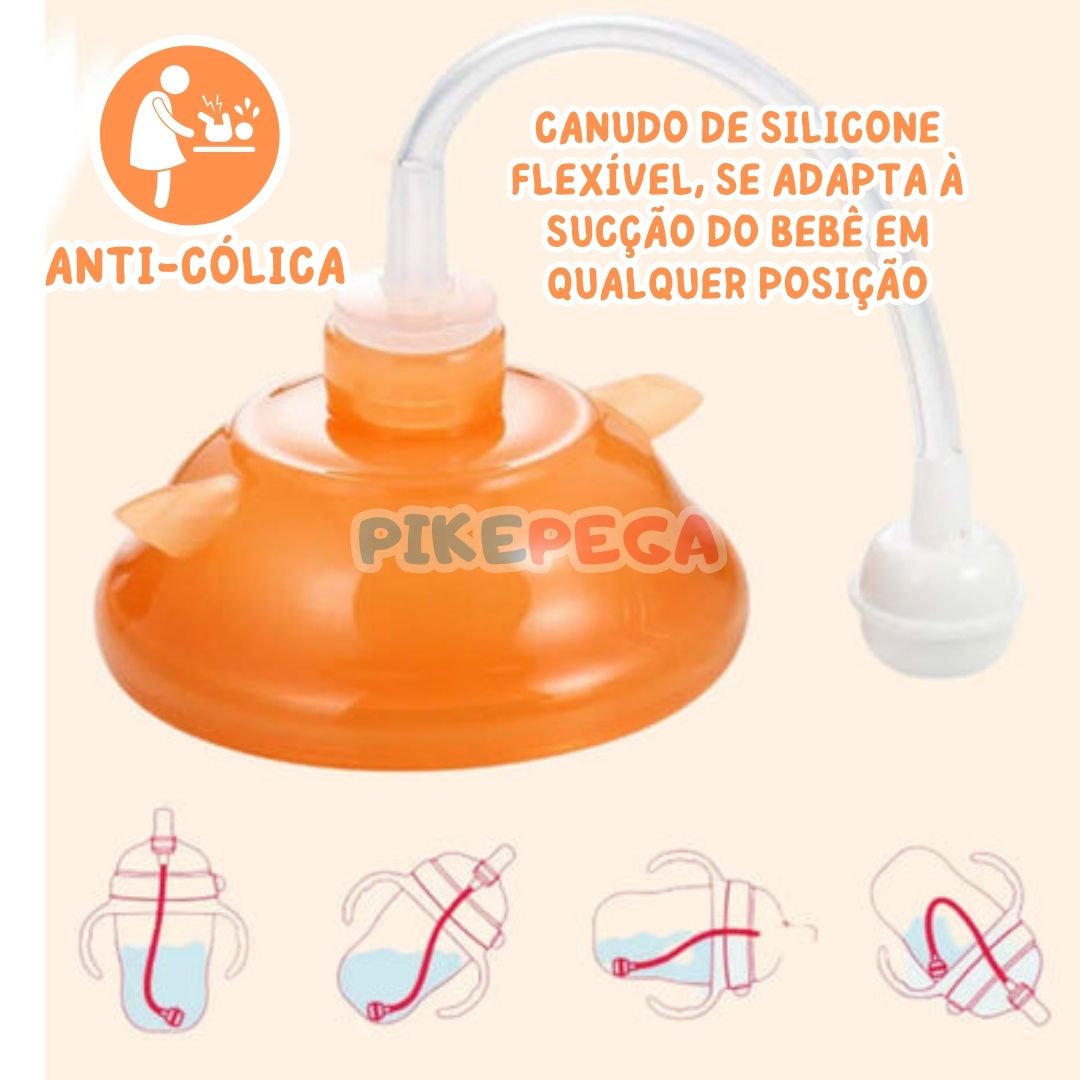 Tetadeira Anti-Cólica® - Mamadeira de Silicone que Imita o Seio Materno