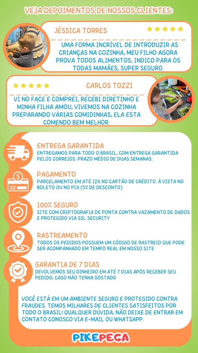 Chefinhos Kids® - Kit Cozinha Montessori