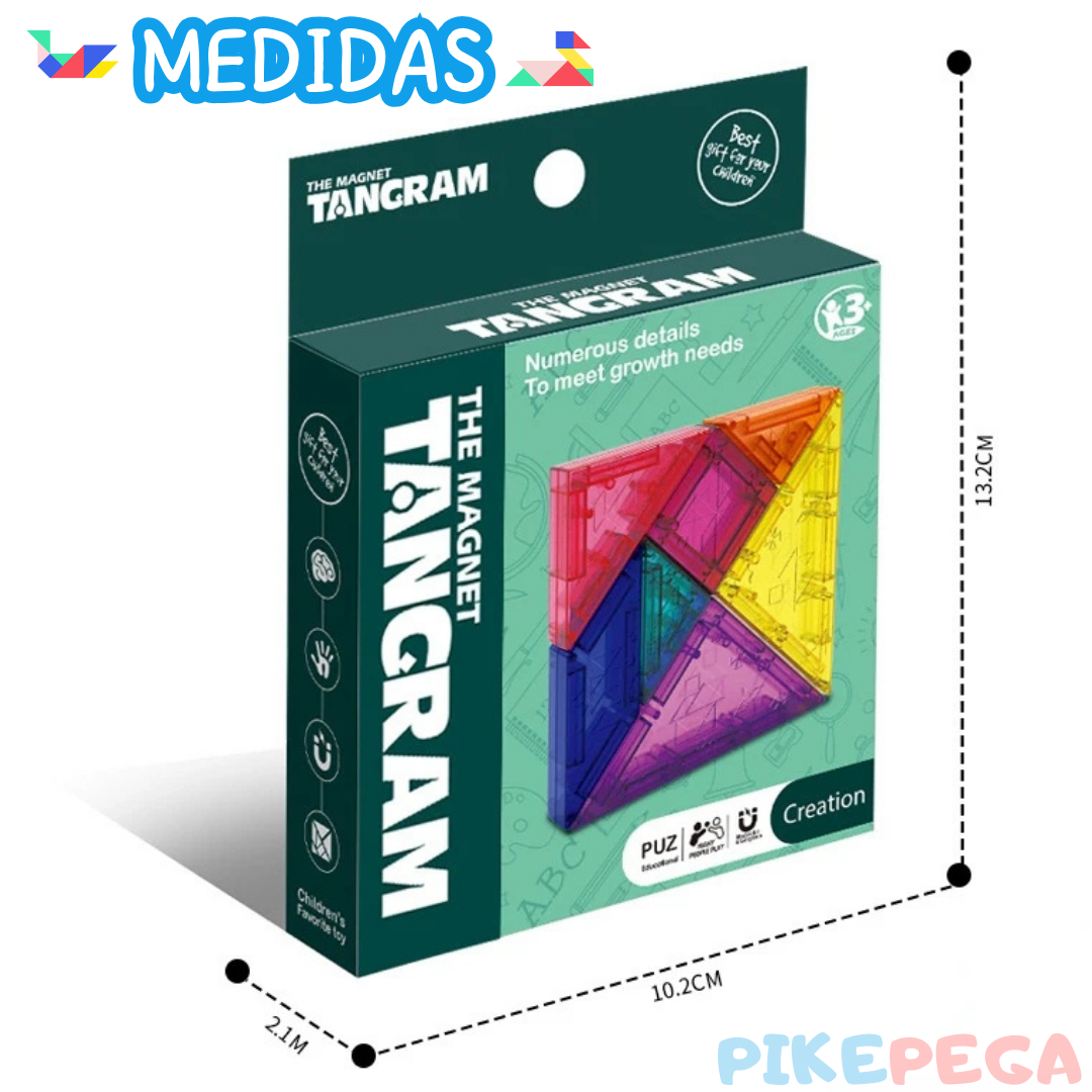 Tangram Magnético Montessoriano 3D