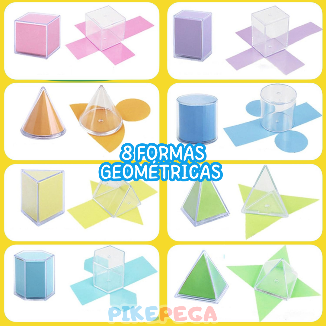 Sólidos Geométricos 3D Montessori