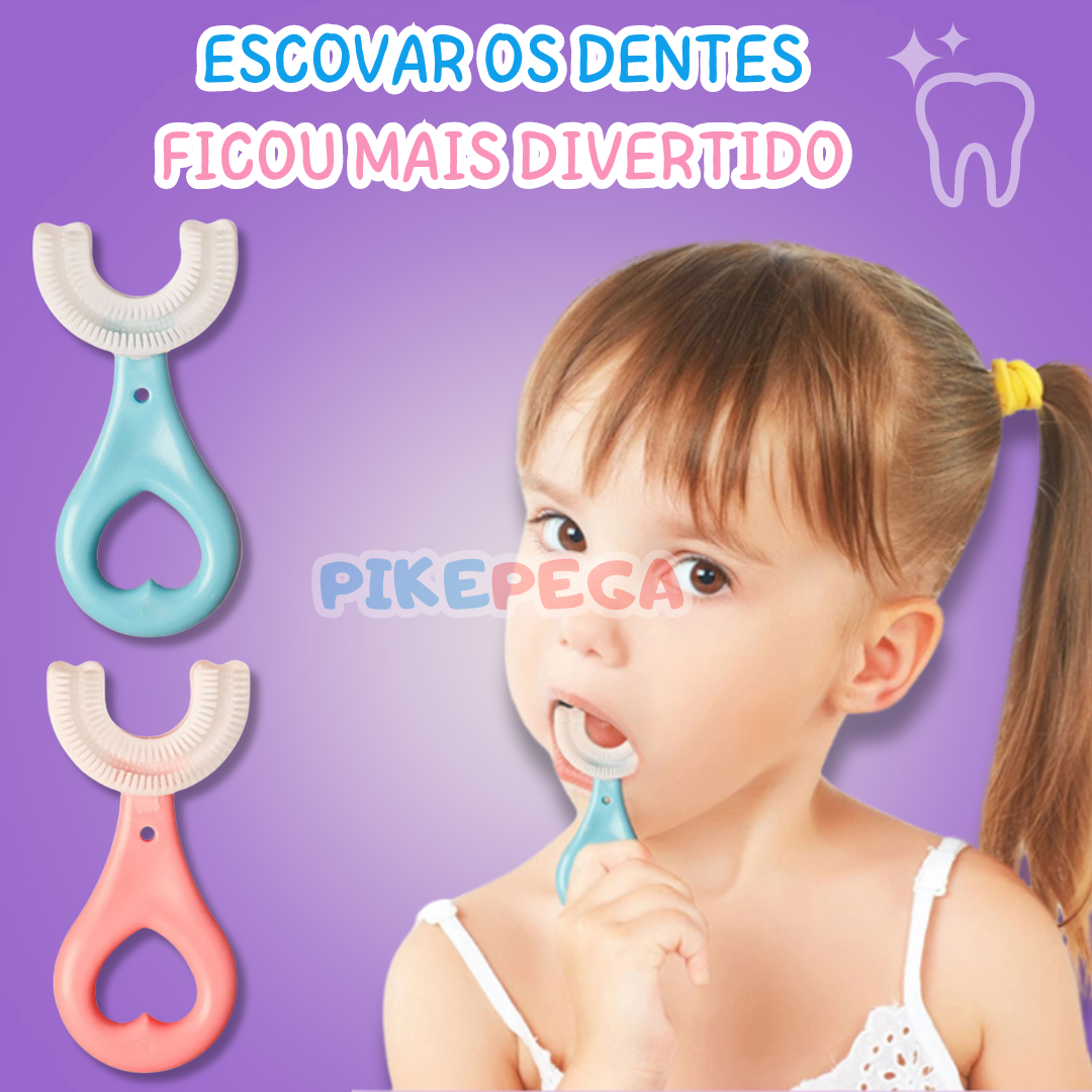 DentalKids U®- Escova de Dentes para Crianças (Compre 1 Leve 2)