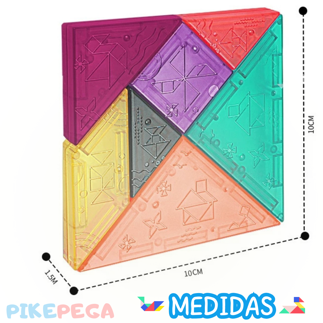 Tangram Magnético Montessoriano 3D