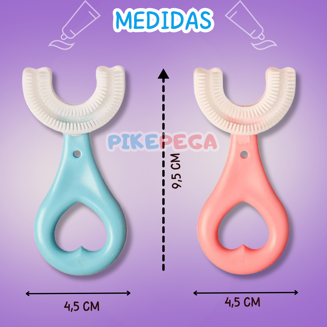 DentalKids U®- Escova de Dentes para Crianças (Compre 1 Leve 2)