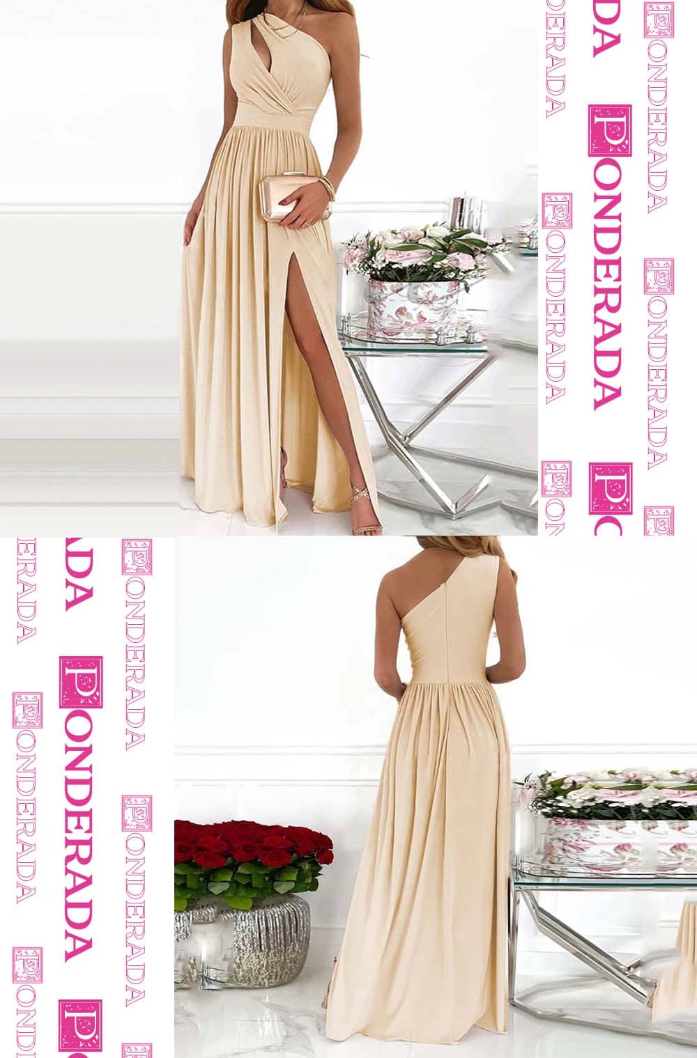 Vestido Longo Fenda Lateral Annelise