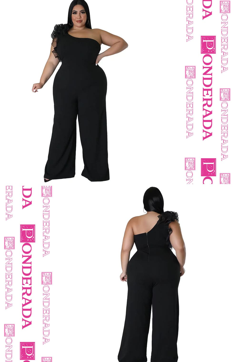 Macacão Feminino Longo Plus Size Nala