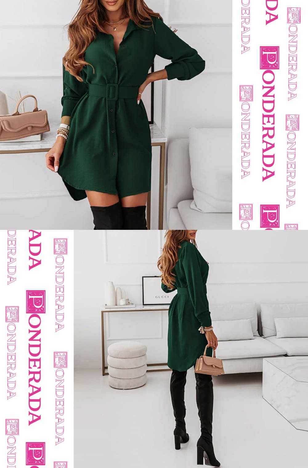 Vestido Camisa Saanvi