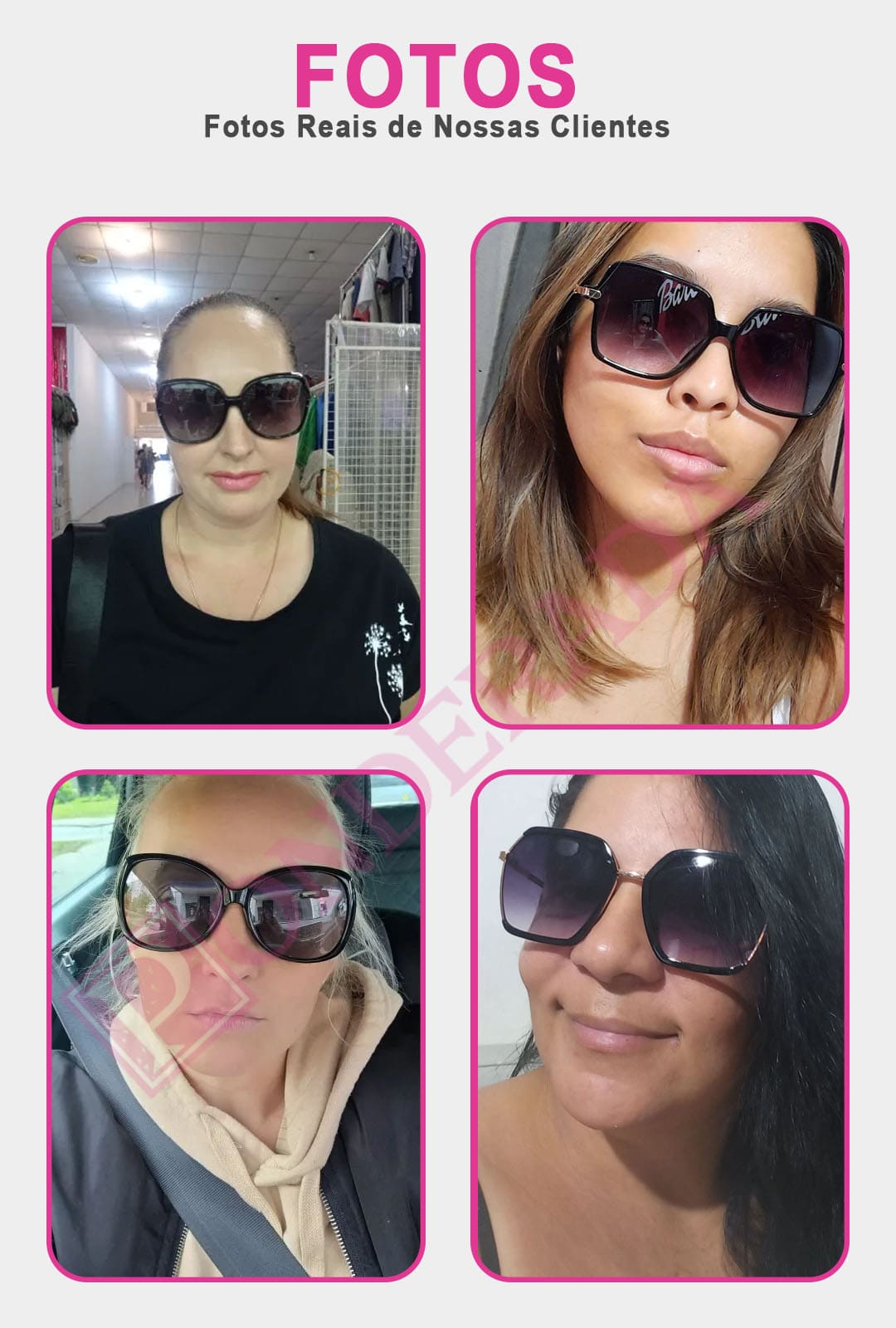 Óculos de Sol Feminino Anti Reflexo CoolPandas