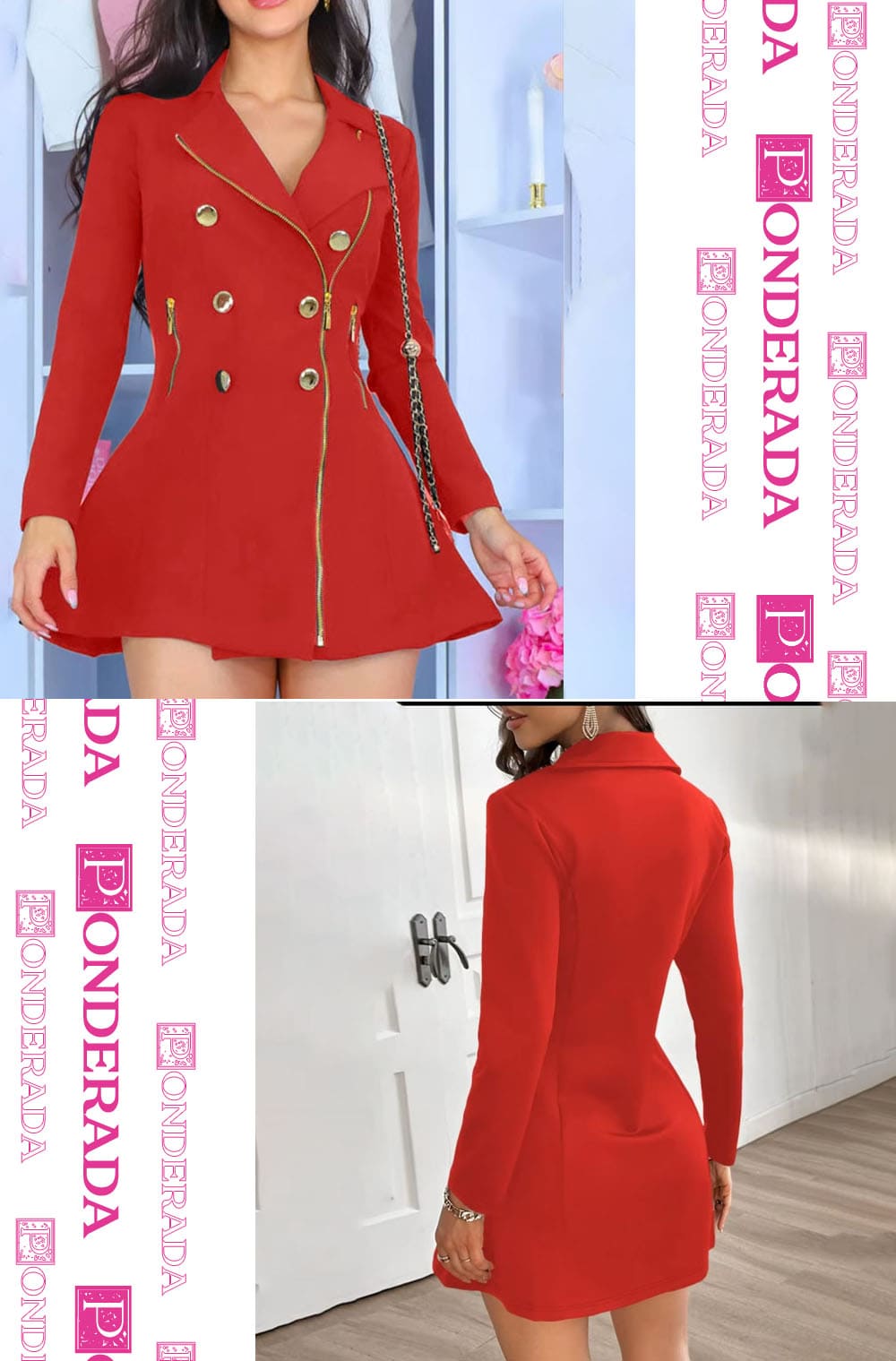 Vestido Blazer Femenino Emanuelly