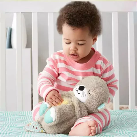 Ursinho de Pelúcia que Respira Baby Sleep