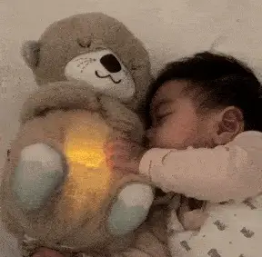 Ursinho de Pelúcia que Respira Baby Sleep