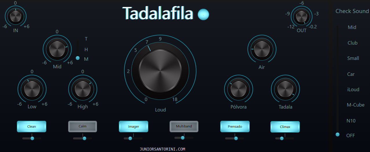 Tadalafila - Interface