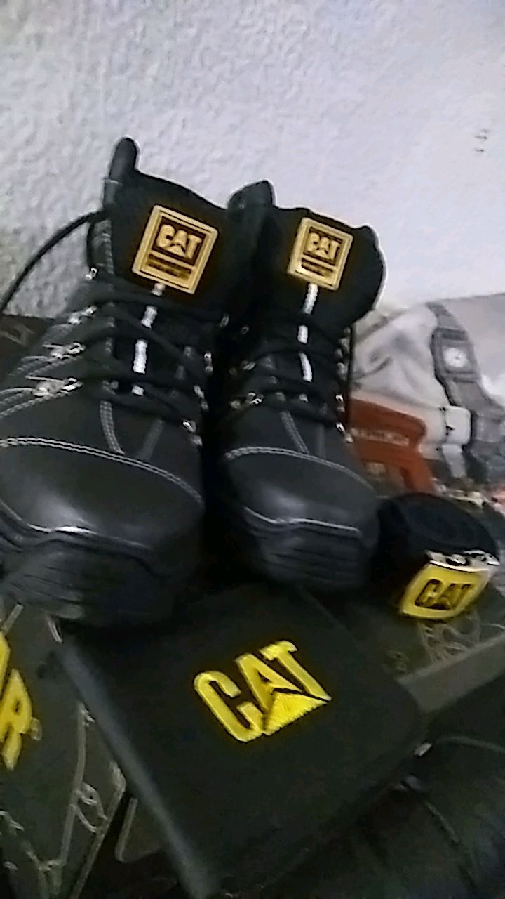 Unboxing Bota Caterpillar CAT  Comprada no Mercado Livre 