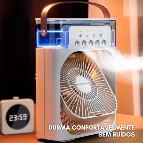 Mini Climatizador e Umidificador Portátil Lançamento 2024