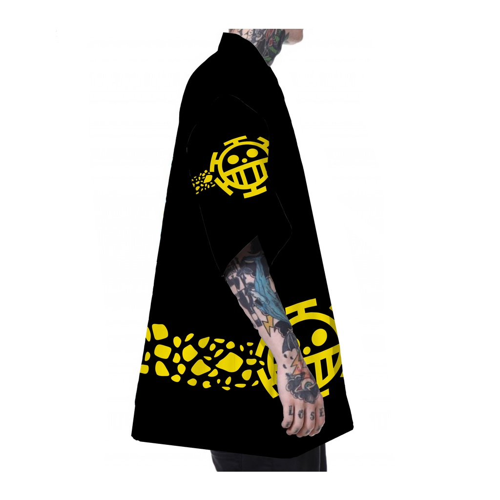 Capa Cosplay Kimono One Piece Trafalgar Law Manto