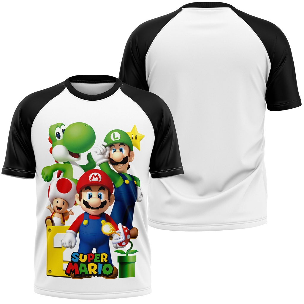 Camiseta Mario bross Word