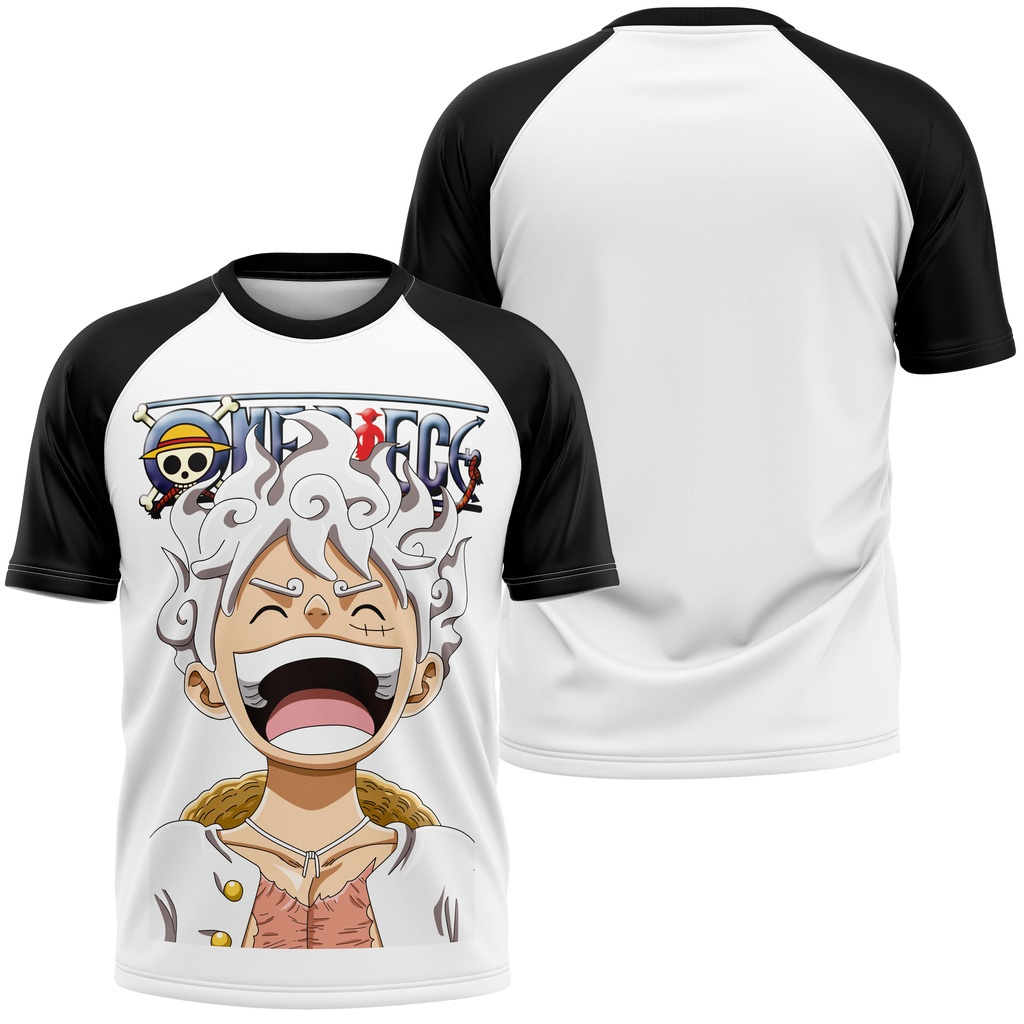 Cosplay Camiseta Anime One Piece Luffy Gear 5