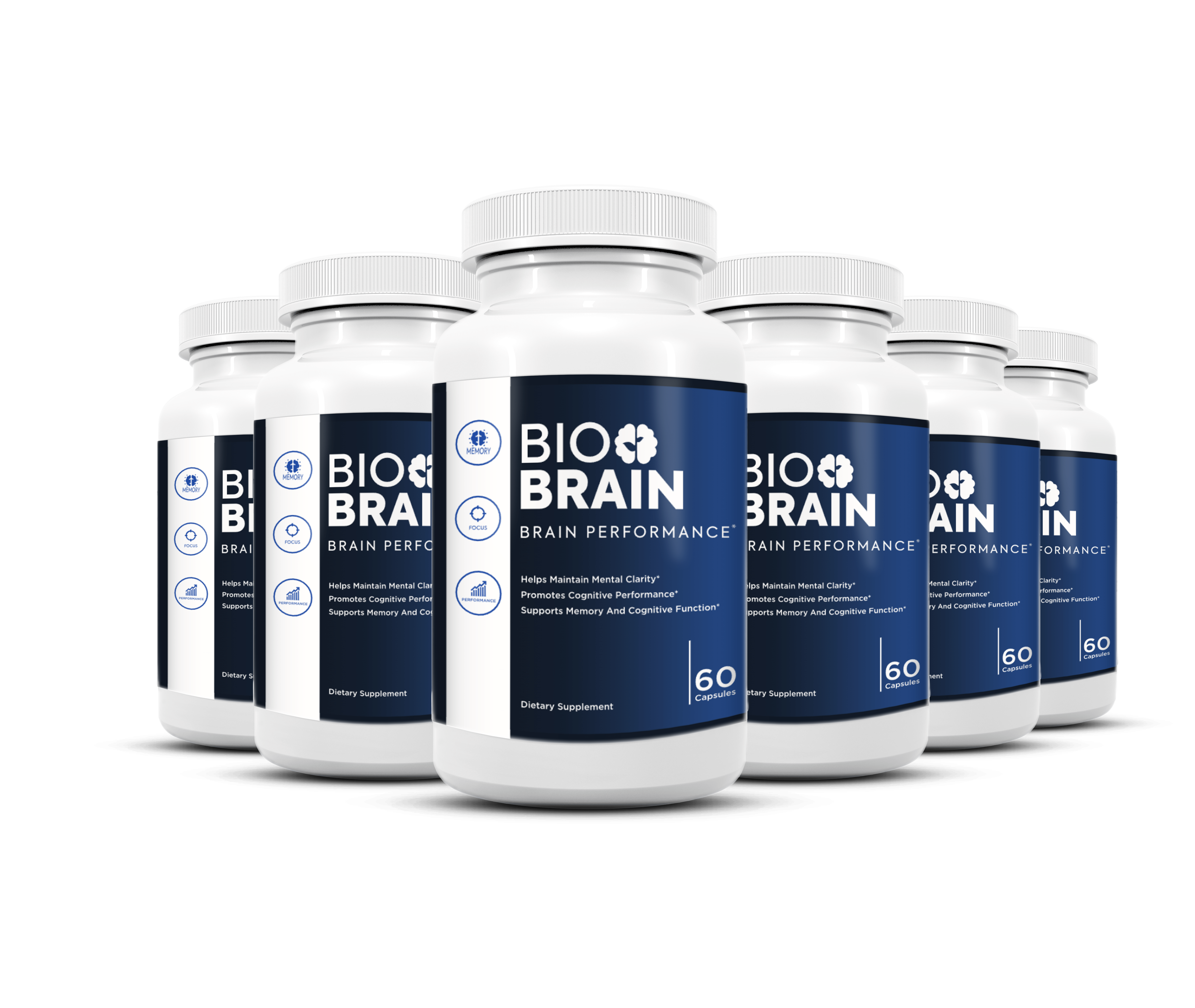 Six bottles of BioBrain