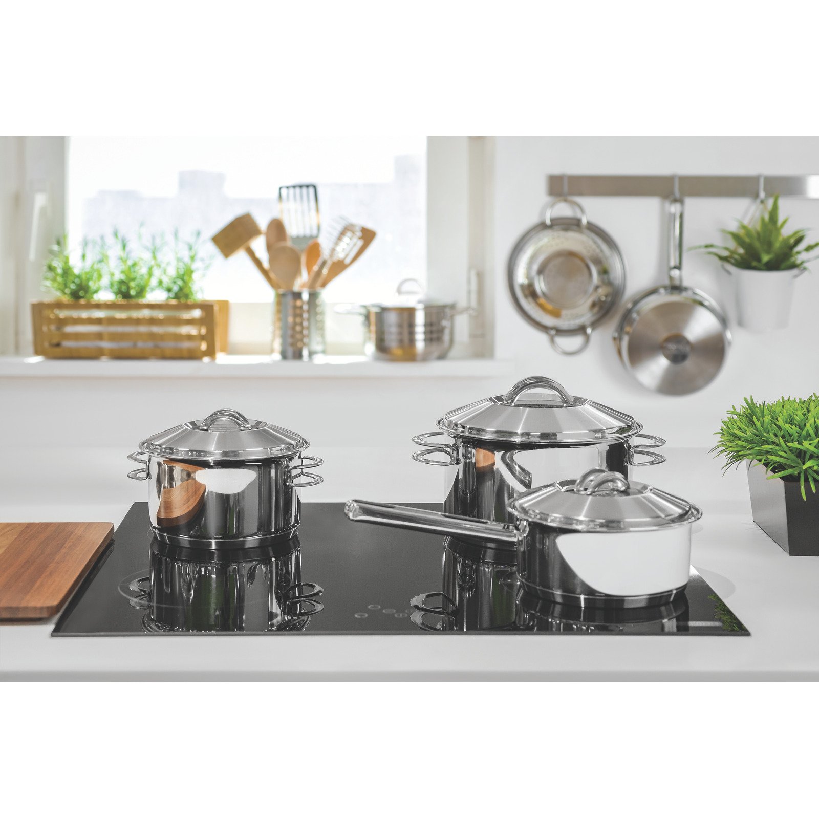 Caçarola Funda Tramontina Solar em Aço Inox com Fundo Triplo Tampa e Alças Ø 20 Cm 3,6 L - foto 12