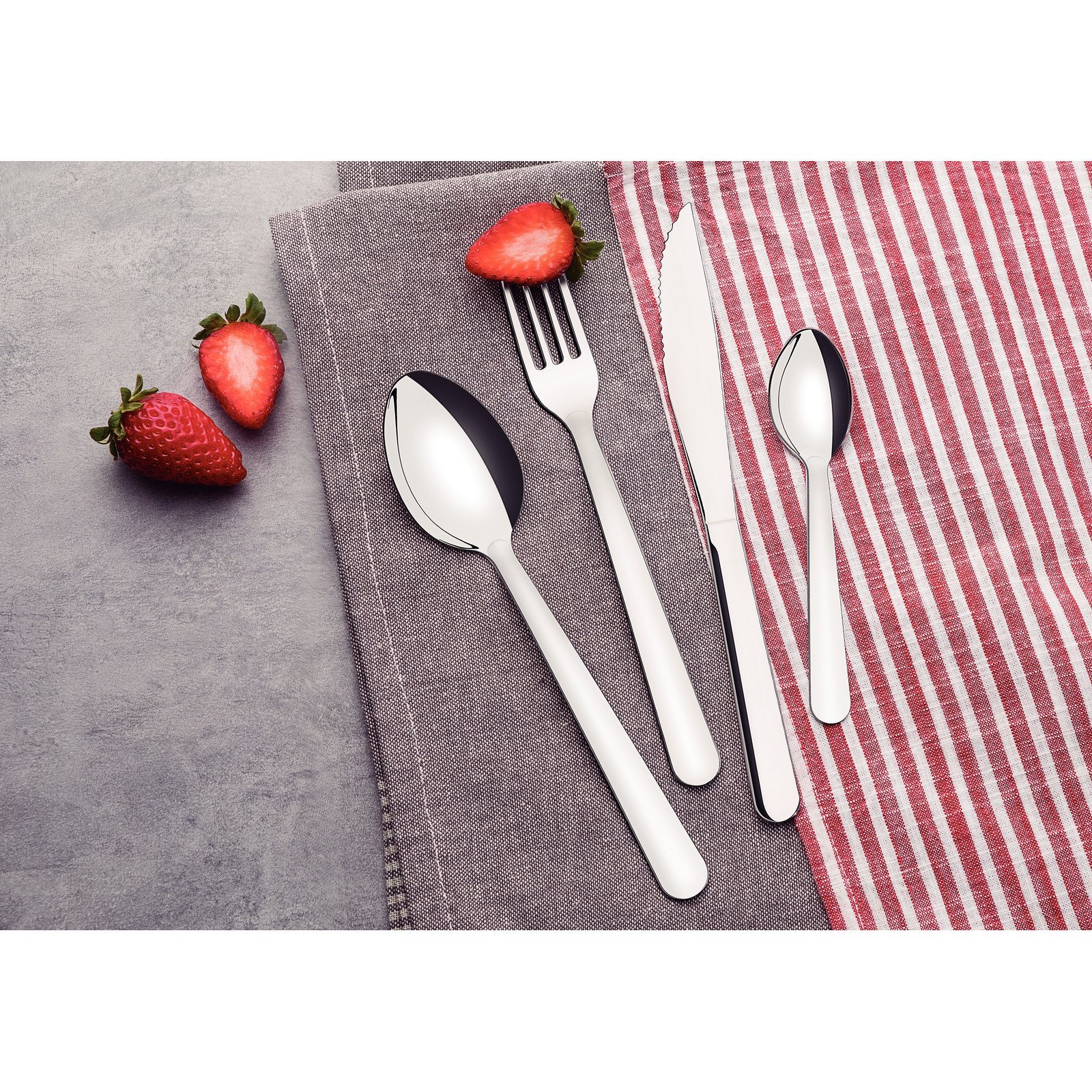 Faqueiro Tramontina Malibu em Aço Inox 24 Peças - foto 6