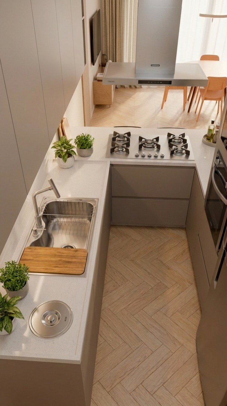 Cuba Tramontina Morgana 60 Fx Undermount em Aço Inox com Lixeira de Embutir 5 L, Tábua de Madeira, Dosador de Sabão, Cesto Aramado e Válvula - foto 6