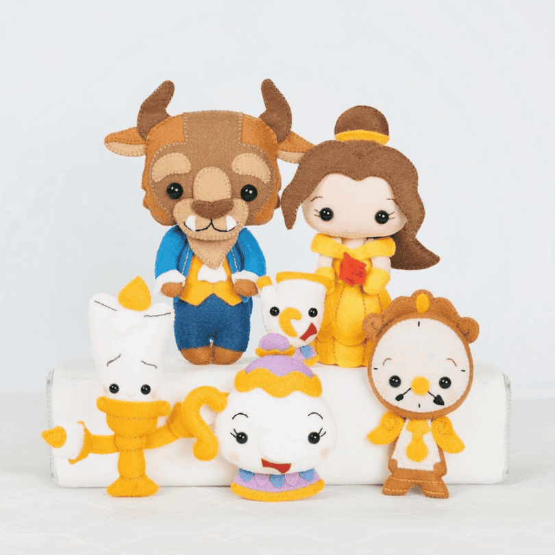 Felt patterns mockup