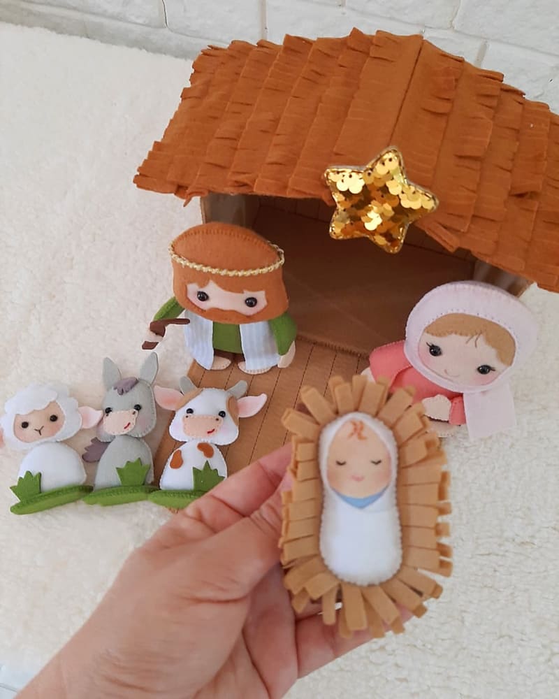 Sagrada Família em feltro