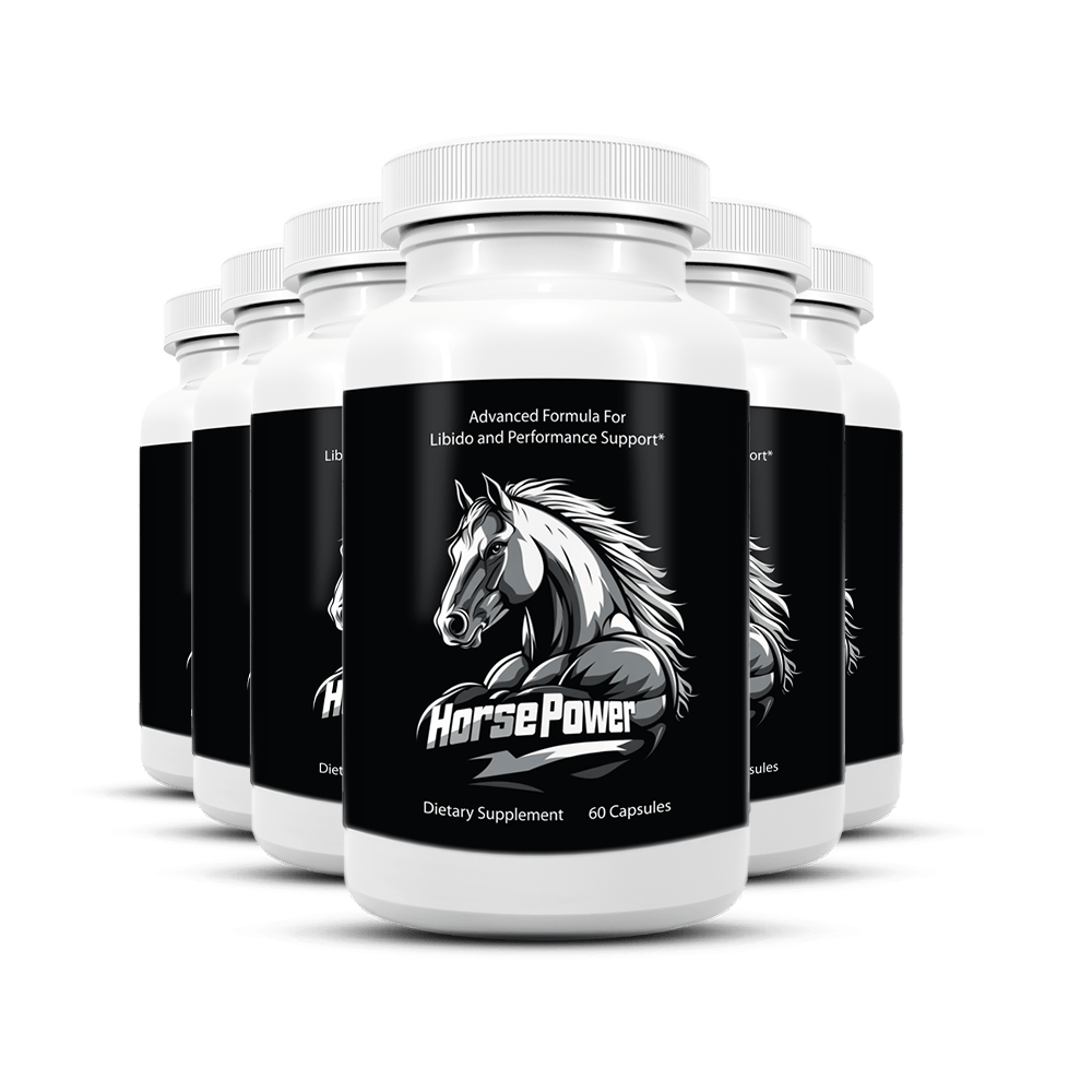 Six bottles of HorsePower