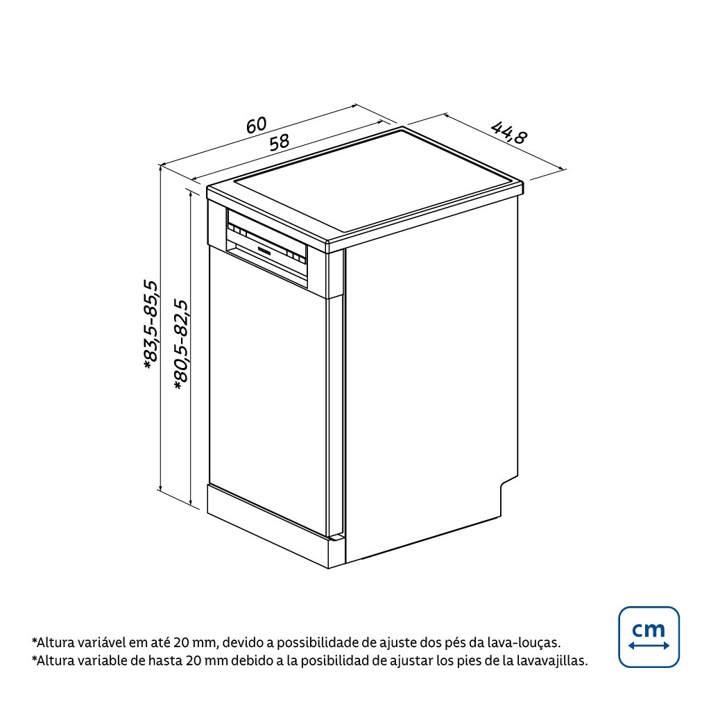 Lava-Louças Tramontina Inox 9 Serviços SB09X 45 com 6 Programas e 4 Funções 220 V - foto 5