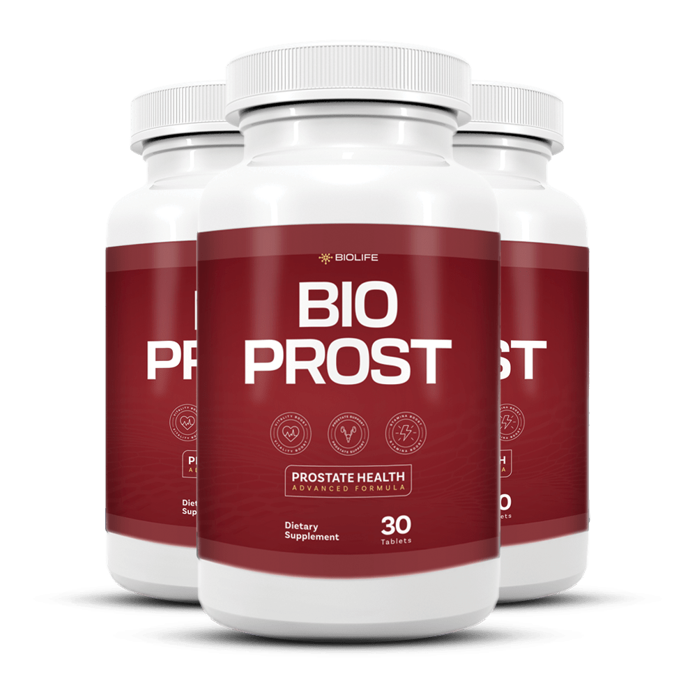 Three bottles of BioProst