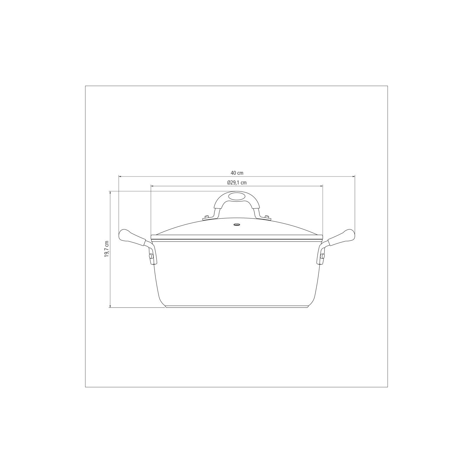 Caçarola Tramontina Mônaco Induction em Alumínio com Revestimento Interno e Externo Antiaderente Starflon Premium Preto com Tampa de Vidro 28 Cm 6,4 L - foto 6