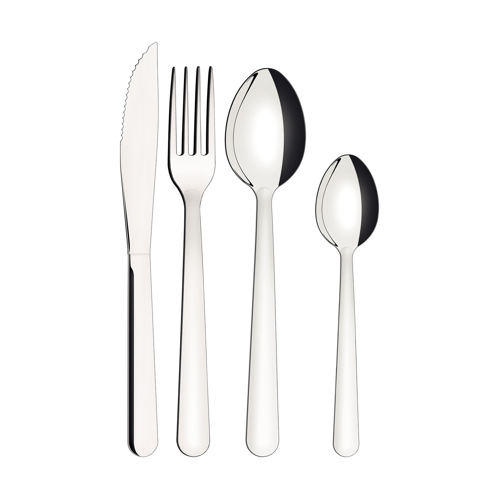 Faqueiro Tramontina Malibu em Aço Inox 16 Peças - foto 2