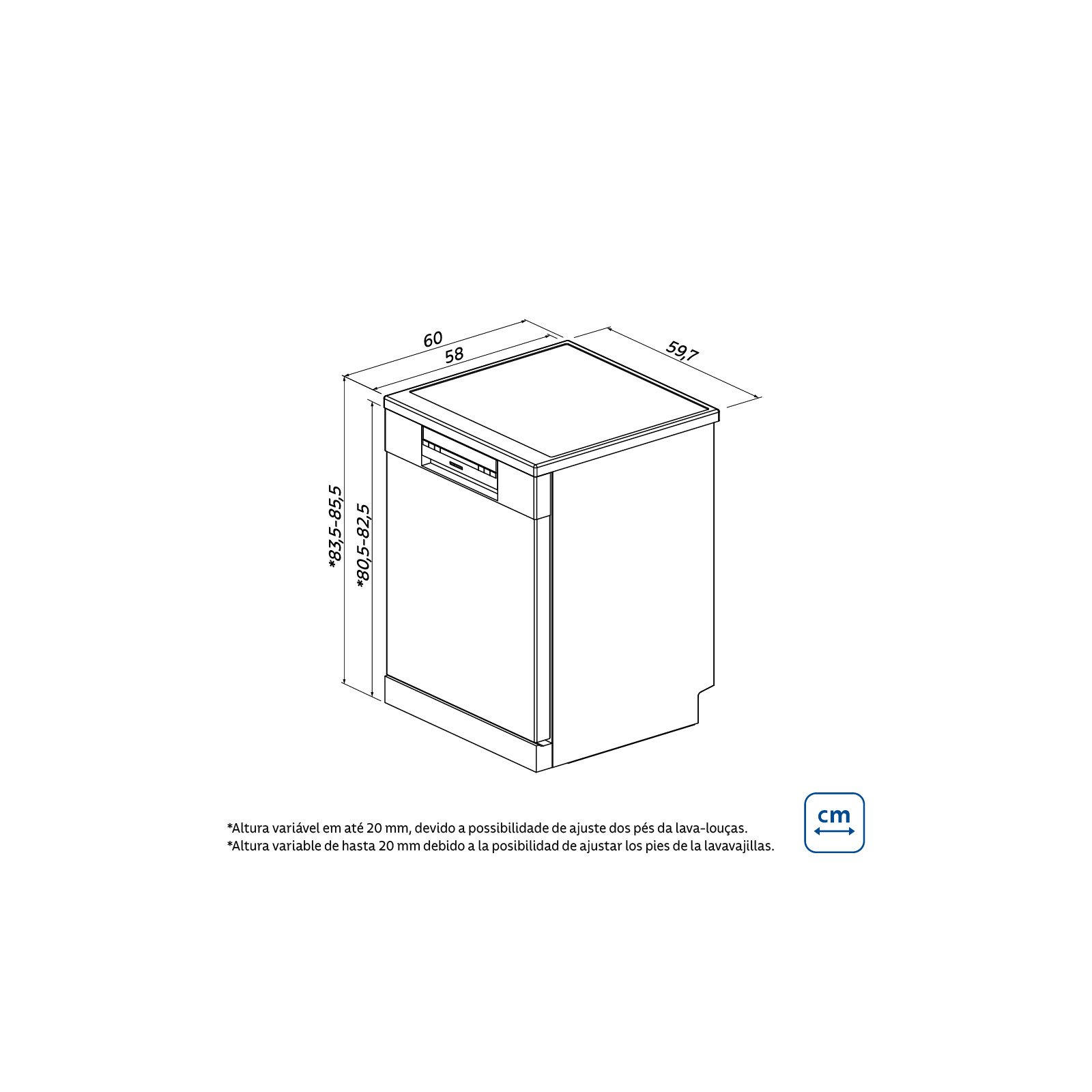 Lava-Louças Tramontina Inox 14 Serviços SB14X 60 com 6 Programas e 4 Funções 220 V - foto 5