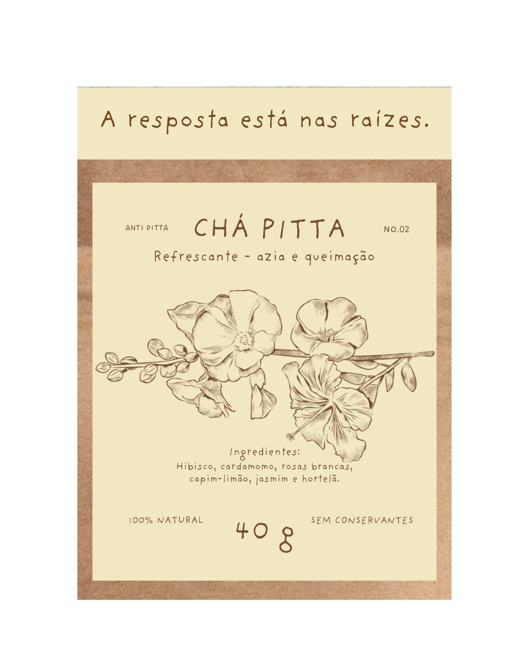 Chá Pitta - Refrescante