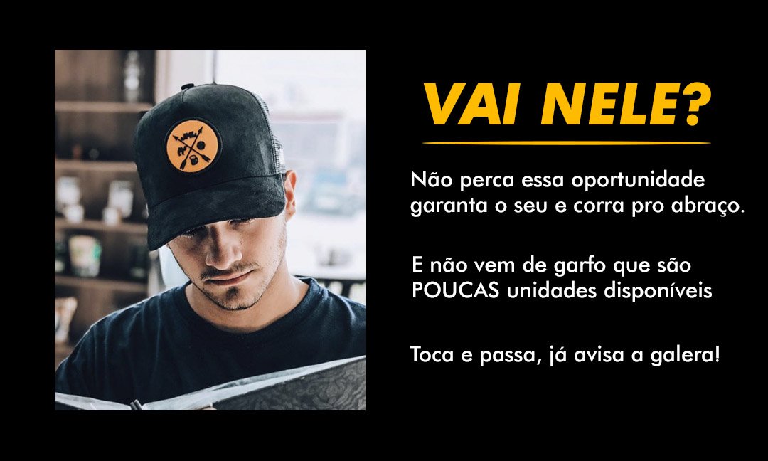 um conceito seu estilo, boné para seu dia dia. JML CONCEPT